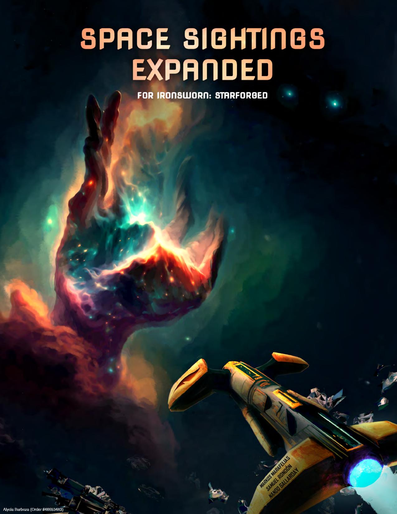 Space Sightings Expanded (for Starforged)